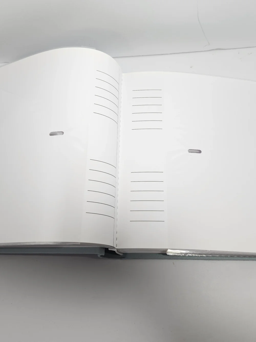 The Paper Studio Light Blue Photo Album with Gold Shell Accent